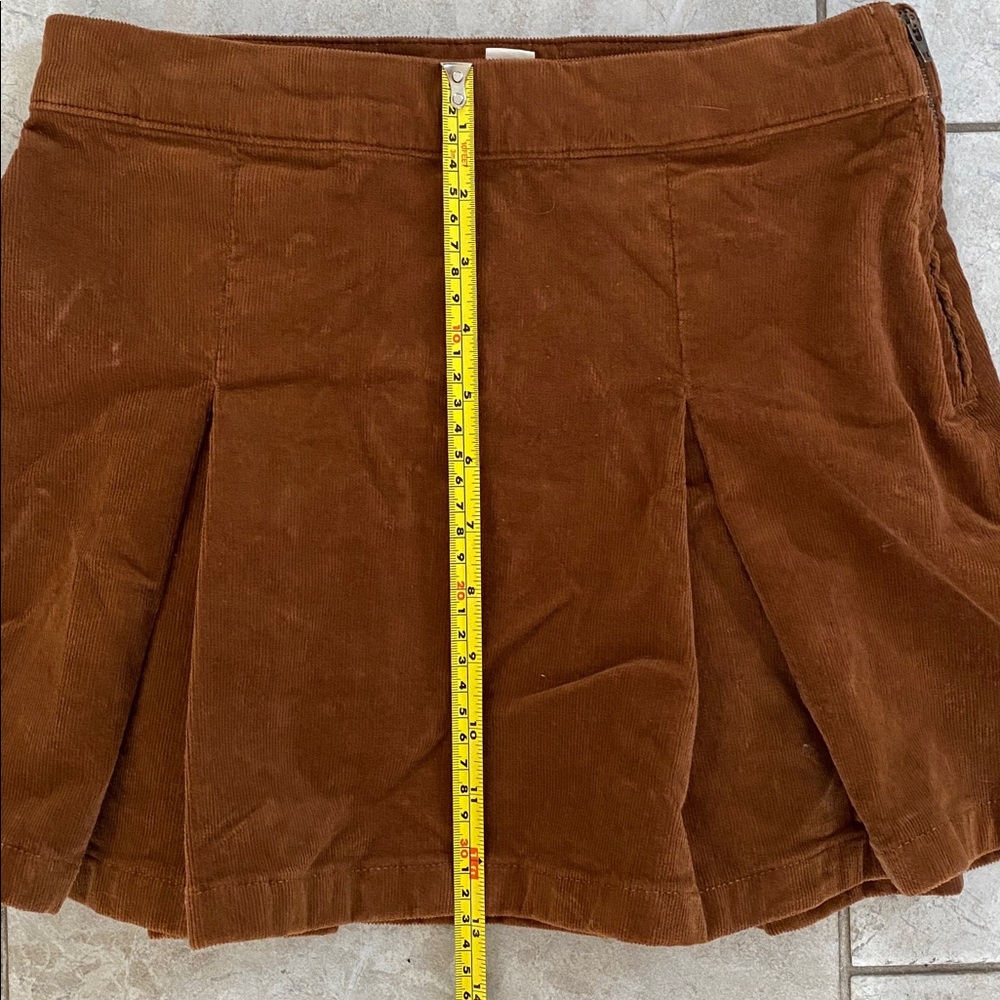 Crewcuts Brown Corduroy Skirt 26W - Picture 6 of 7